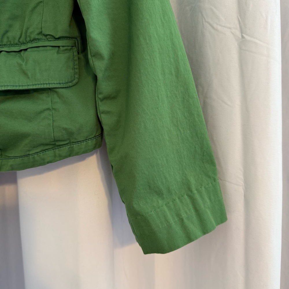 Daughters of the Liberation Blazer Jacket Green Cotton Womens 8 - Picture 6 of 13